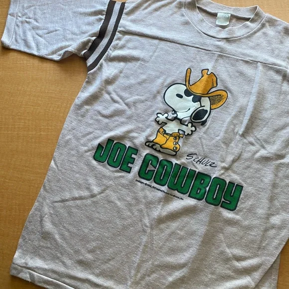 Peanuts | Shirts | Vintage 6s 70s Peanuts Snoopy Joe Cowboy 34